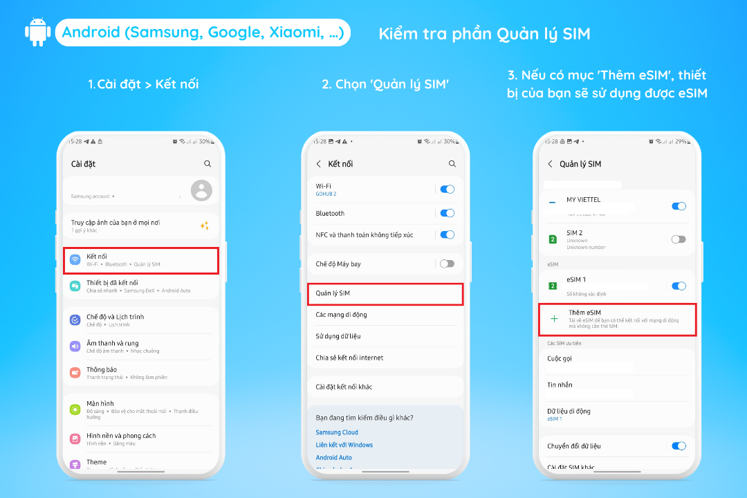  Du lịch thả ga: Kiểm tra điện thoại chuẩn bị dùng eSIM du lịch! 1