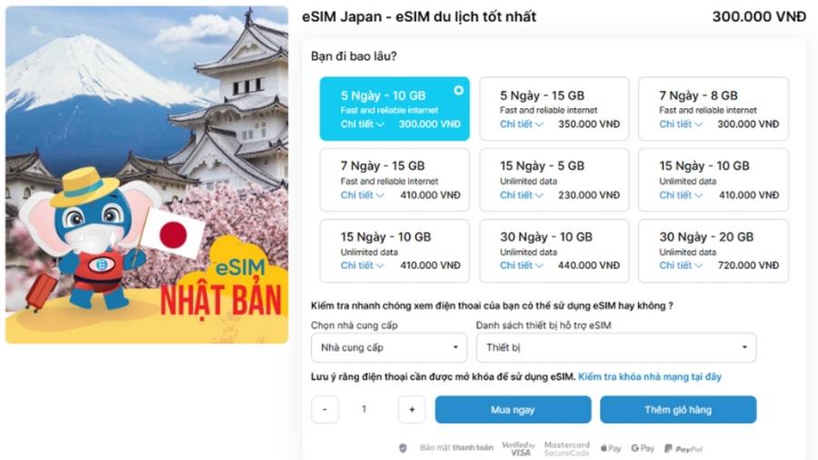 Hướng dẫn mua eSIM du lịch Nhật Bản: Đơn giản, tiết kiệm trong vài phút 1