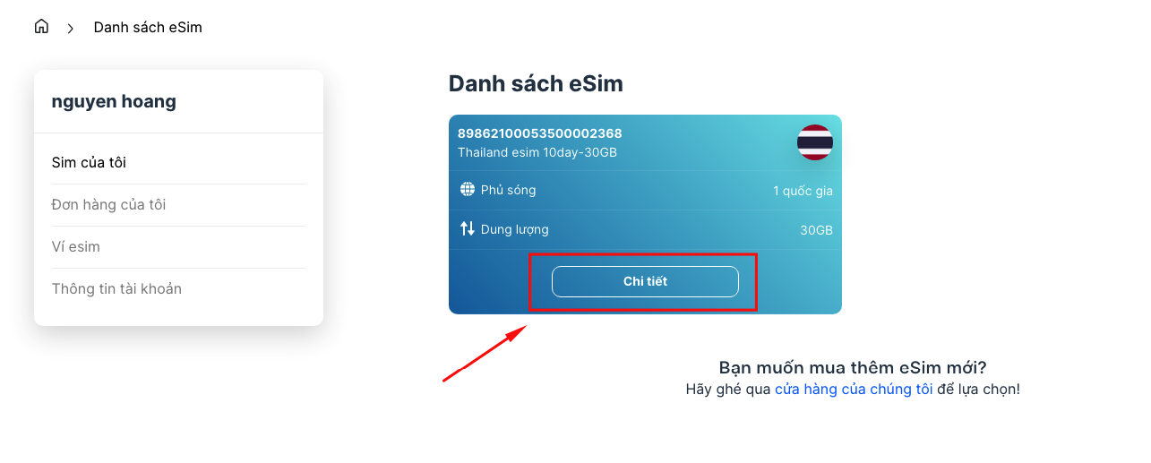  Bí quyết kiểm tra dung lượng eSIM du lịch hiệu quả từ A-Z 2